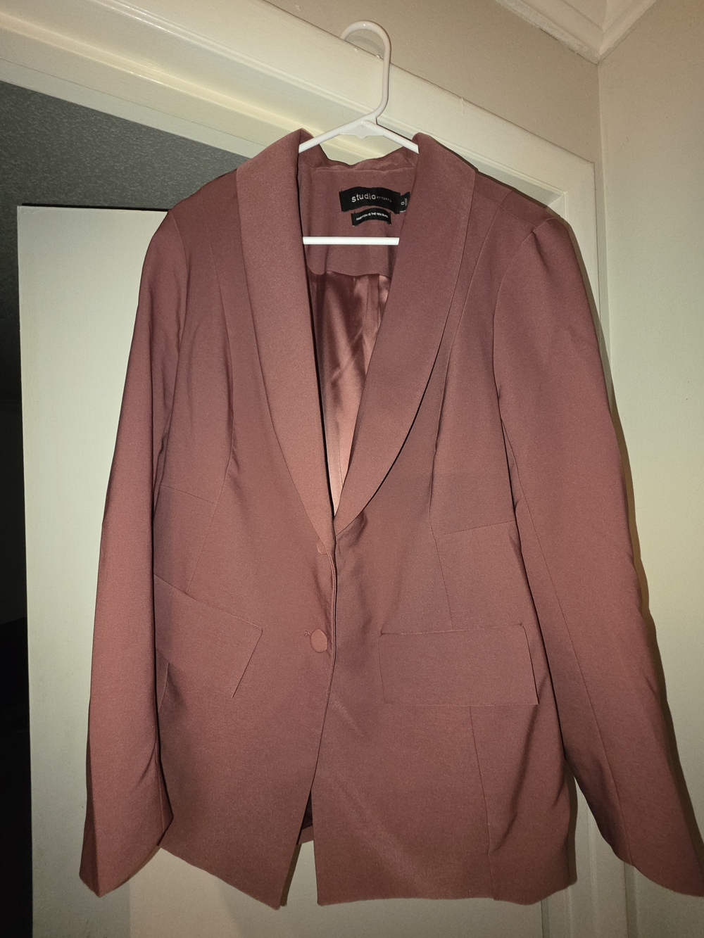 torrid Dusty Rose Single-Button Blazer